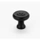 Knob Traditional 3/4-in in Matte Black