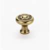 Knob Traditional 3/4-in in Polished Antique