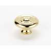 Rope A817-14-PB Knob Traditional 1-1/4-in in Polished Brass