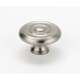 Knob Traditional 1-3/4-in in Satin Nickel