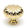 Rope A819-1-PB Knob Traditional 1-1/4-in in Polished Brass