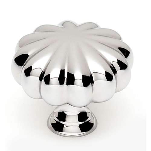 Knob Traditional 1-1/4-in in Polished Chrome