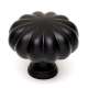Knob Traditional 1-1/4-in in Matte Black