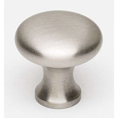 A814-34-SN Knob Traditional 3/4-in in Satin Nickel