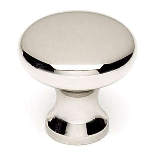 A814-34-PN Knob Traditional 3/4-in in Polished Nickel