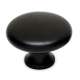 A814-38-MB Knob Traditional 1-1/2-in in Matte Black