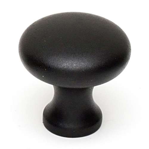A814-34-MB Knob Traditional 3/4-in in Matte Black