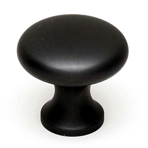 A814-1-MB Knob Traditional 1-in in Matte Black