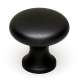 A814-1-MB Knob Traditional 1-in in Matte Black