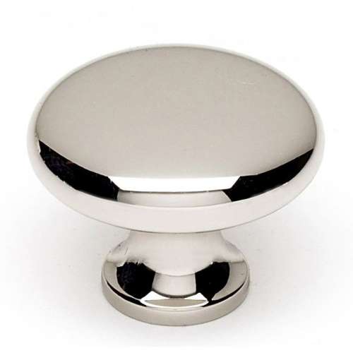 A814-14-PN Knob Traditional 1-1/4-in in Polished Nickel