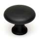 A814-14-MB Knob Traditional 1-1/4-in in Matte Black