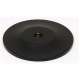 Knob Backplate Traditional 1-1/4-in in Matte Black