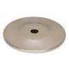 Knob Backplate Traditional 1-1/2-in in Satin Nickel
