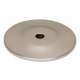 Knob Backplate Traditional 1-1/2-in in Satin Nickel