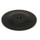 Knob Backplate Traditional 1-1/2-in in Matte Black
