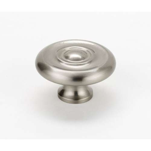 Rope A817-14-SN Knob Traditional 1-1/4-in in Satin Nickel