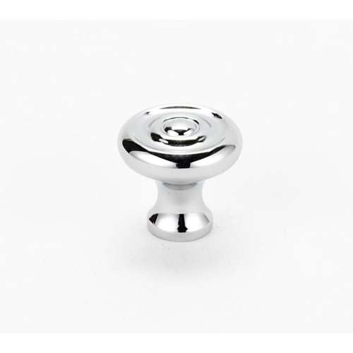 Knob Traditional 3/4-in in Polished Chrome