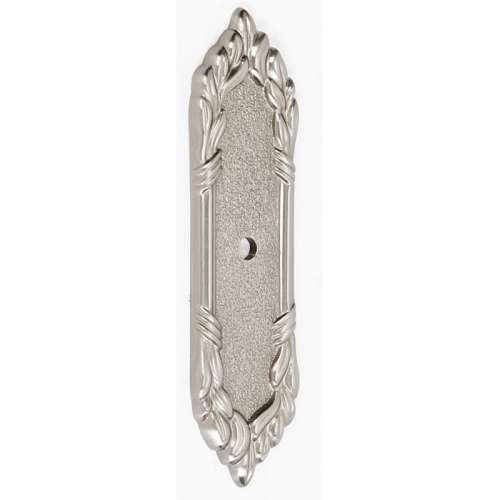 Backplate Traditional 4-1/4-in in Satin Nickel