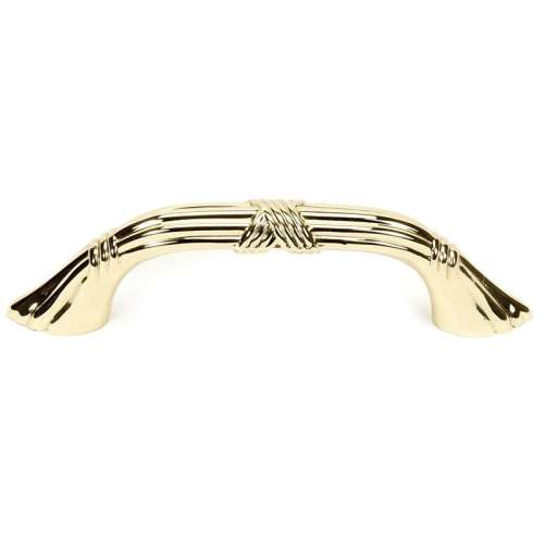 Ribbon & Reed A881-3-PB Pull Traditional in Polished Brass