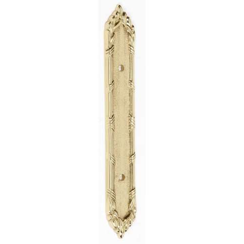 Ribbon & Reed A887-35-PB Backplate Traditional in Polished Brass