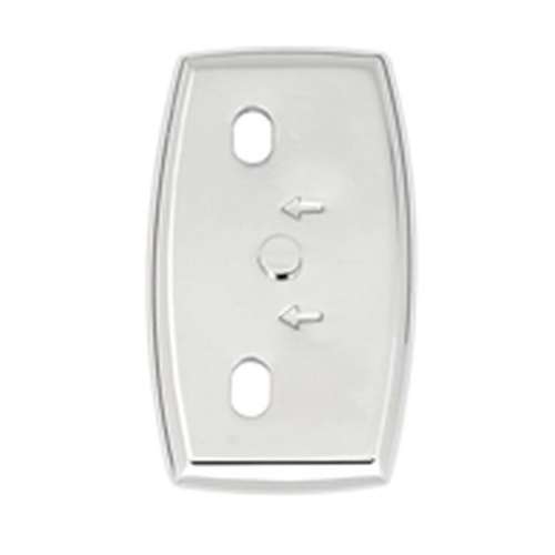 Base Plate Modern in Polished Chrome