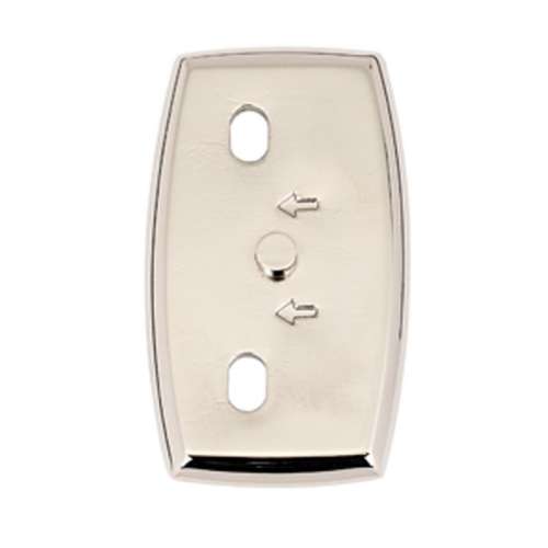 Base Plate Modern in Polished Nickel