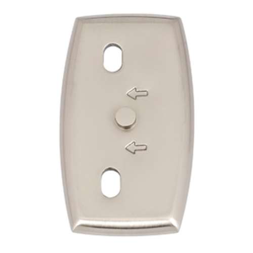 Base Plate Modern in Satin Nickel