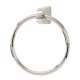 Modern Towel Ring 7-in in Polished Nickel