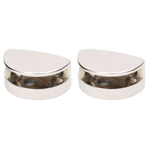 Modern Shelf Brackets 1-3/16-in in Polished Nickel