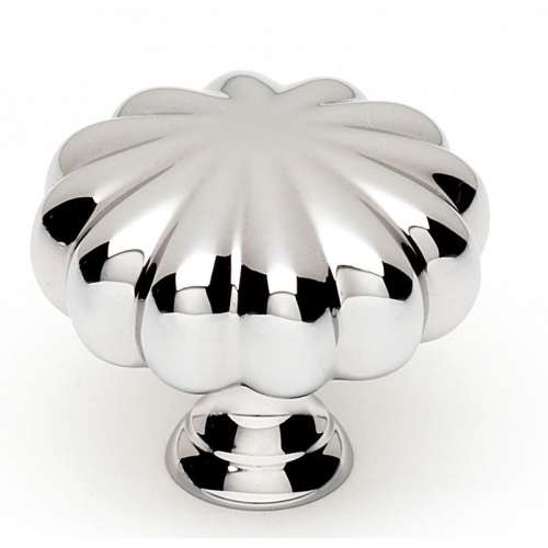 Knob Traditional 1-1/2-in in Polished Chrome
