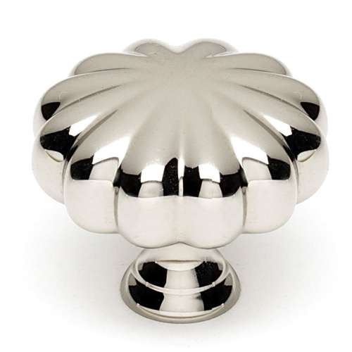 Knob Traditional 1-1/2-in in Polished Nickel