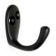 Robe Hook Transitional 1-3/8-in in Matte Black