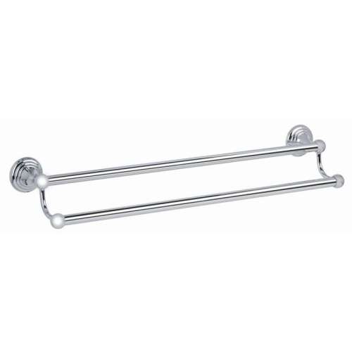 Embassy A9025-24-PC Double Towel Bar Traditional in Polished Chrome