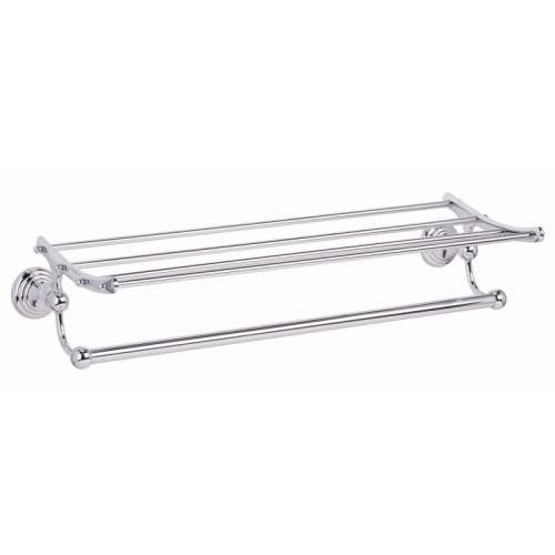 Towel Rack Traditional in Polished Chrome