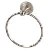 Towel Ring Traditional 7-in in Satin Nickel
