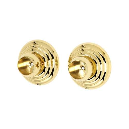 Embassy A9046-PB Shower Rod Brackets Traditional in Polished Brass