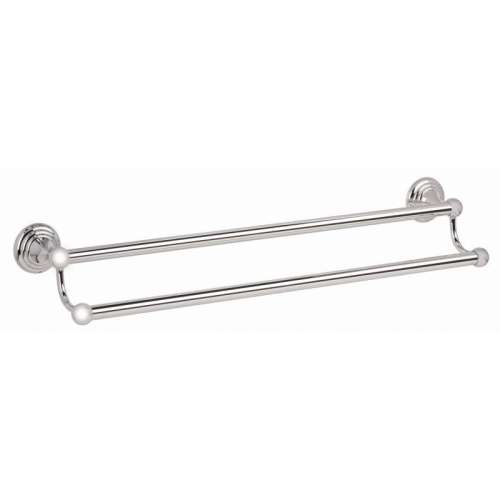 Double Towel Bar Traditional in Polished Nickel