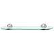 24-in Glass Shelf with Brackets Traditional in Polished Chrome