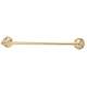 Yale A9220-18-PB Towel Bar Traditional in Polished Brass