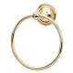 Towel Ring Traditional 6-in in Polished Brass