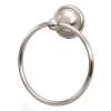 Towel Ring Traditional 6-in in Satin Nickel