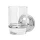 Traditional Tumbler Holder in Polished Chrome