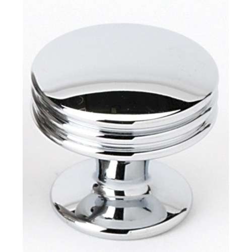 A930-18-PC Knob Transitional 1-1/8-in in Polished Chrome