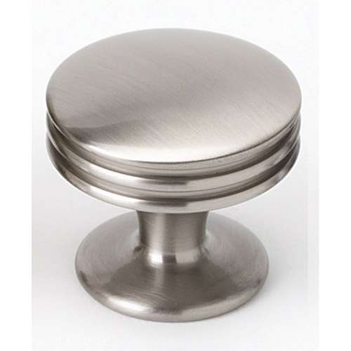 A930-18-SN Knob Transitional 1-1/8-in in Satin Nickel