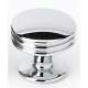 Knob Transitional 1-3/8-in in Polished Chrome