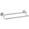 Embassy A9025-24-PN Double Towel Bar Traditional in Polished Nickel