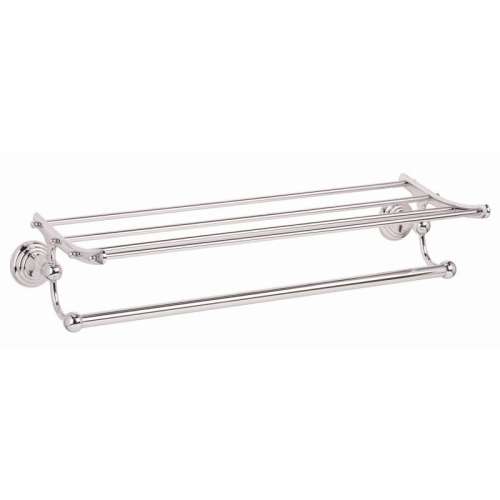 Towel Rack Traditional in Polished Nickel
