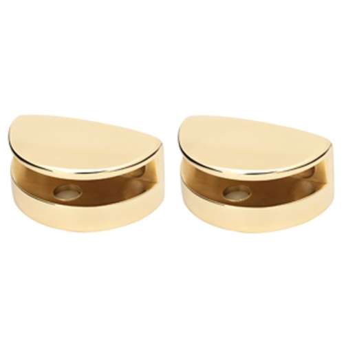 Modern Shelf Brackets 1-3/16-in in Polished Brass