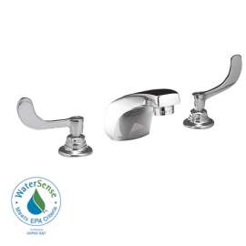 Widespread 1.5 GPM Faucet with Wrist Blade Handles in Chrome