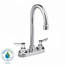 Centerset Lavatory 1.5 GPM Faucet with Lever Handles in Chrome